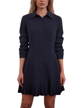 Cinq a Sept Lucilla Dress Size 0 Color Navy